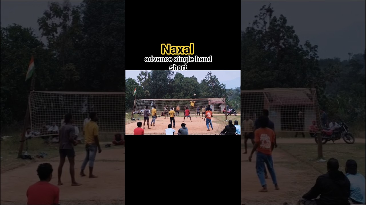 naxal advance single hand short pindaul volleyball match 