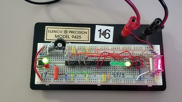 555 Timer, J-K Flip-Flop, NAND Gate Reset, Decoder/Driver, to Seven Segment Display