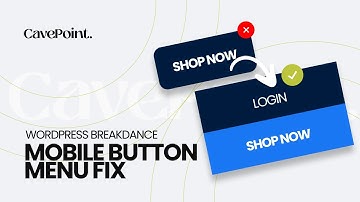 Broken Mobile Button Fix. No Code - WordPress Breakdance Builder