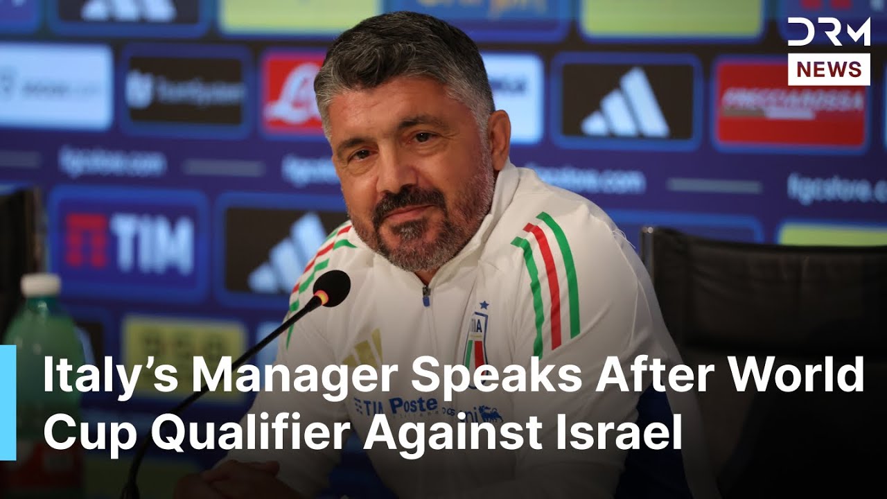 FULL PRESSER: Italy's Manager Gattuso Speaks After Clash Against Israel | DRM News | AD1N