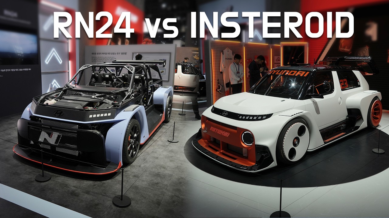 Hyundai RN24 vs. INSTEROID – Side-by-Side Design Review, Walkaround ...