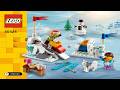 🎉 LEGO instructions 🎉 Seasonal 🎉 40424 🎉 Winter Snowball Fight 🎉