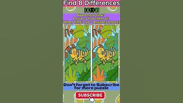 Zoom In! 8 Differences Hidden in Plain Sight! #spotthedifferencegame  #quiz  #puzzlechallenge
