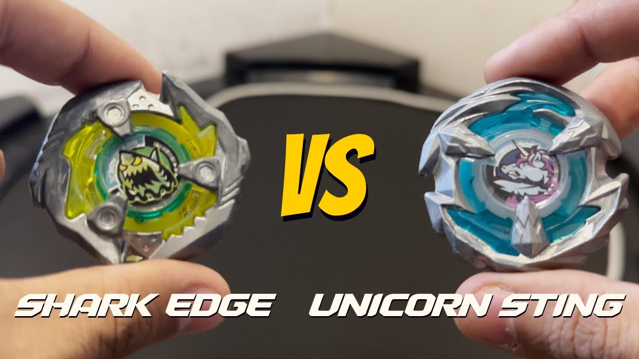 X Sting Unicorn Spinning Top With Launcher - Balance Type Right Spin, Beginner Battle Top Set