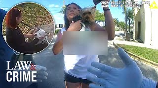 Bodycam: Woman Mauled by Pitbull While Walking Her Mini Yorkie