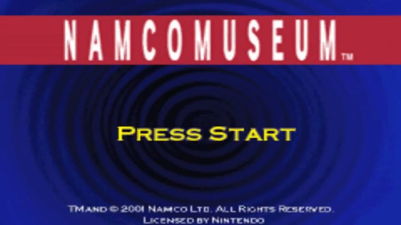 Intro Namco Museum Game Boy Advance 01 Youtube