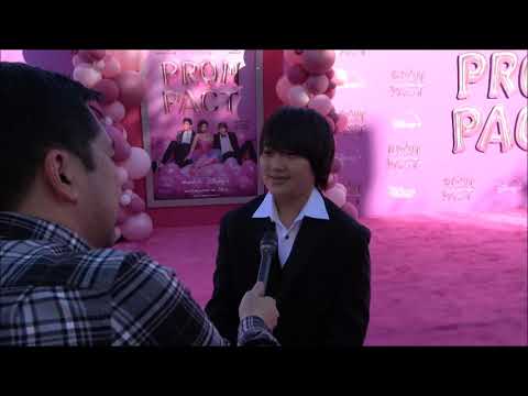Wes Tian Carpet Interview at Disney Channel's Prom Pact Premiere