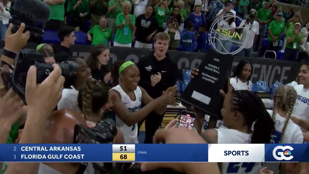 FGCU Women's Basketball Wins 2025 ASUN Tournament - YouTube