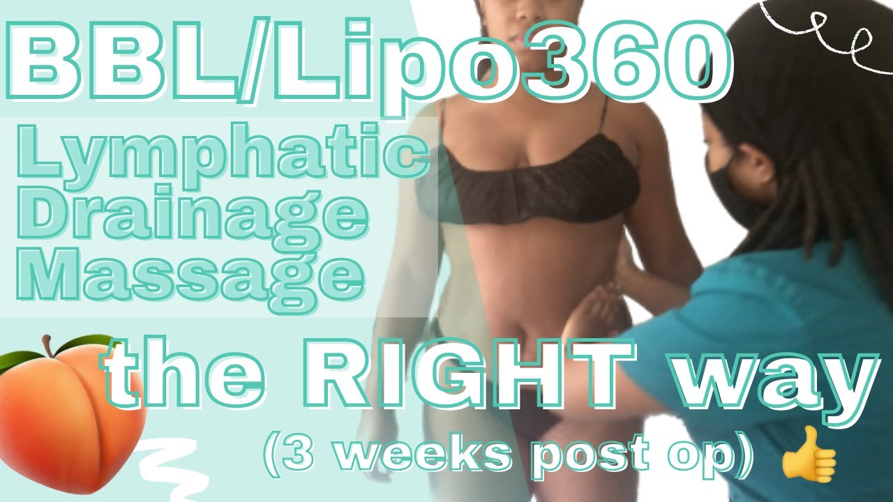Lymphatic Drainage Massage Demo | BBL Lipo 360 | True Massage
