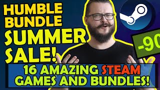 Humble Bundle SUMMER SALE 2024! - 16 STEAM games and BUNDLES with HUGE discounts UNTIL SEPTEMBER!