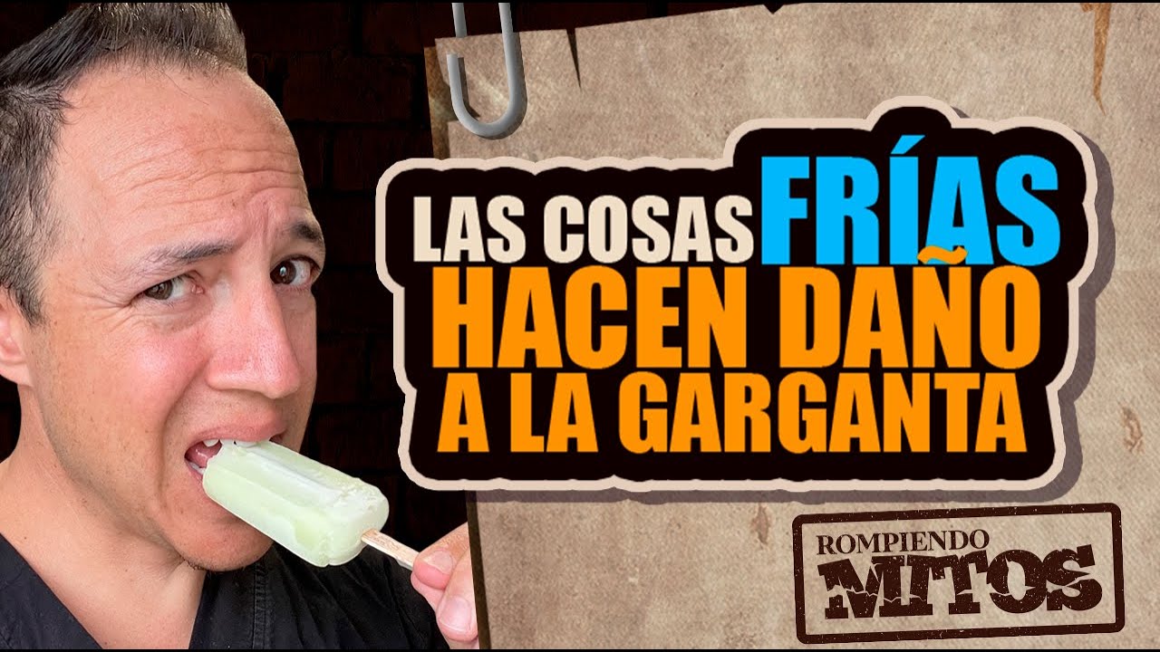 Con las bebidas frías te enfermas de la garganta 