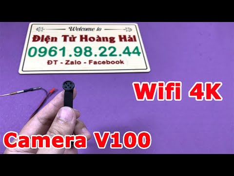 Video Camera V100 Mẫu Mới - Camera Ngụy Trang Cúc Áo V100... - youtube