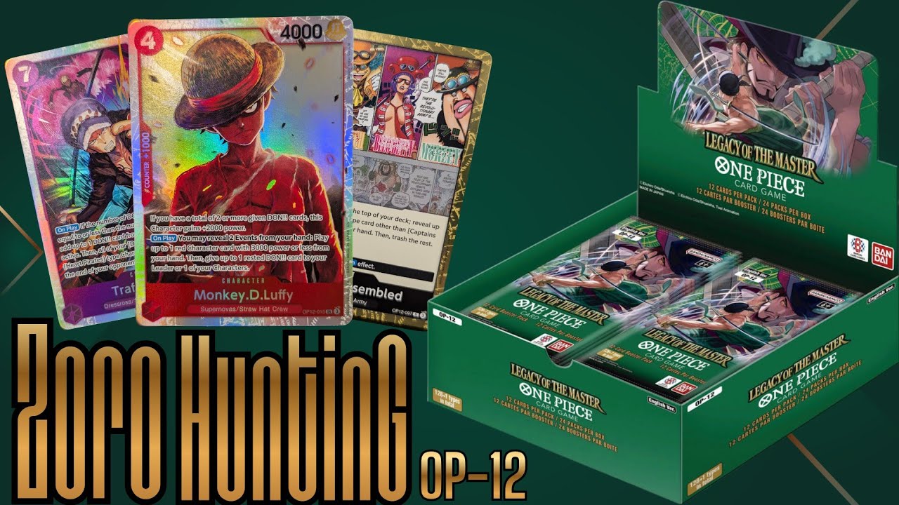 Открываем OP-12, коллекционную карточную игру Legacy of the Master One Piece!