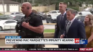 Former Decatur cop Mac Marquette days away from immunity hearing