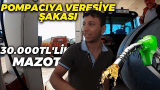 30.000 LİRALIK MAZOT ALDIK. POMPACIYA BÜYÜK ŞAKA! GÜNLÜK İŞLER VLOG. [GoPro]