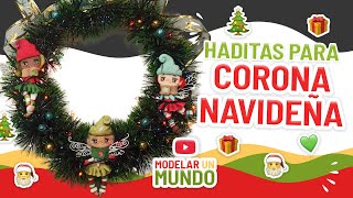 HADITAS NAVIDEÑAS | CORONA DE NAVIDAD porcelana fría HADITAS NAVIDEÑAS | CORONA DE NAVIDAD porcelana fría