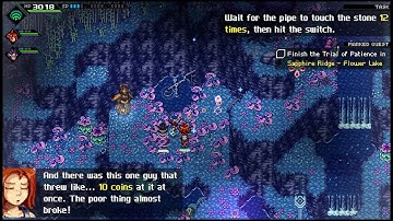 the most interesting main quest in all of CrossCode (Trial of Patience)