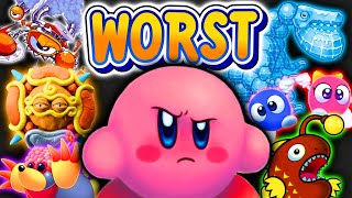 The WORST Boss Battle In Every Kirby Game EVER! [26 Games!]
