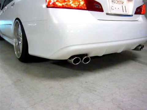 Nissan fuga exhaust