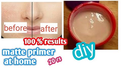 How to make tinted matte primer at home | easy diy