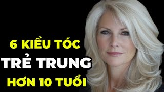 6 kiểu tóc giúp bạn trông trẻ hơn 10 tuổi | Mặc đẹp tuổi trung niên 40-50-60 screenshot 4