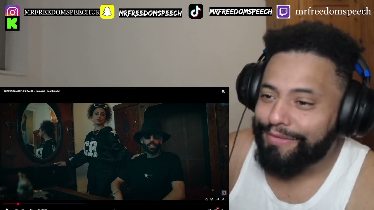 Романтический ХИТ🔥🇩🇿 DIDINE CANON 16 X DALIA - Hamaset, бит mhd *РЕАКЦИЯ UK🇬🇧*