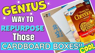 CARDBOARD BOX HACK!!  easy process tutorial. YOU CAN DO IT TOO!!
