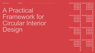 2026 NeoCon Talks: A Practical Framework for Circular Interior Design
