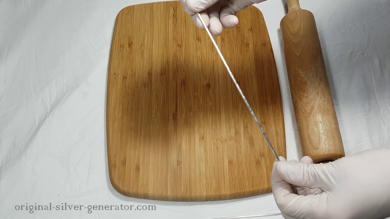 How to Straighten Silver Wire / Silver Rods for Colloidal Silver