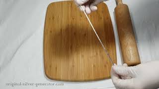How to Straighten Silver Wire / Silver Rods for Colloidal Silver Generator