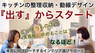【キッチン】の動線収納サポート｜「寝る前5分整理術」動線収納デザイナー拝藤チサト
