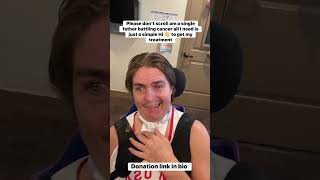 A single dad battling cancer alone, asking for hope and support.