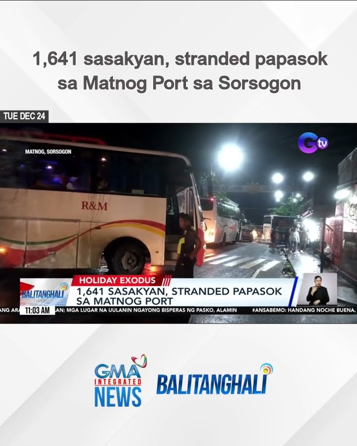 1,641 sasakyan, stranded papasok sa Matnog Port | Balitanghali