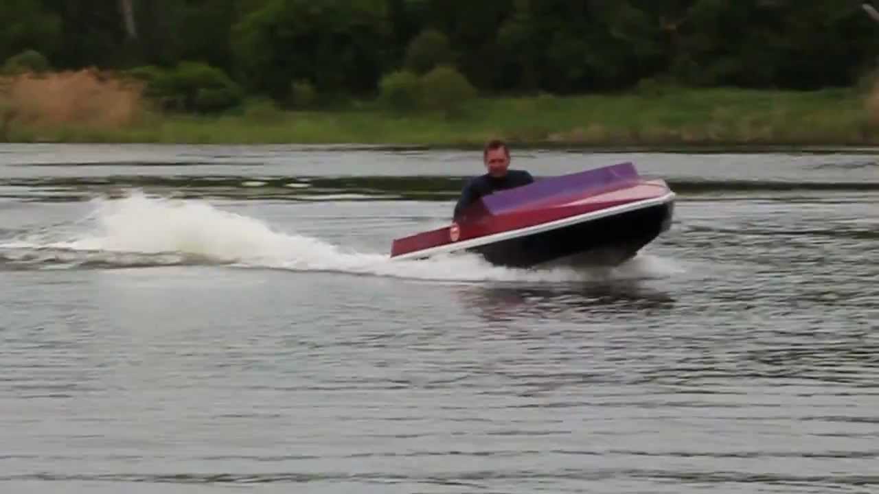 home made jet boat - YouTube