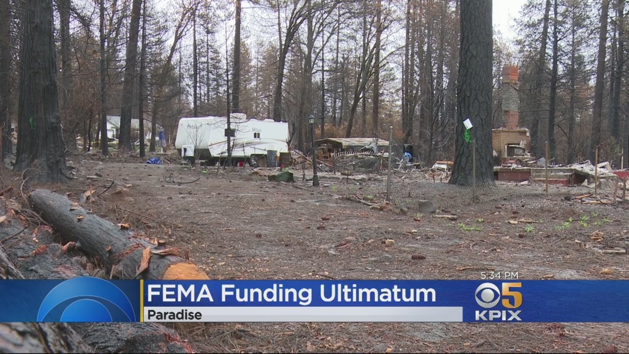 Paradise Residents Living In RVs On Burned Properties May Be Forced To Move - YouTube