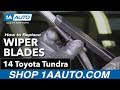 How to Replace Wiper Blades 2014-19 Toyota Tundra