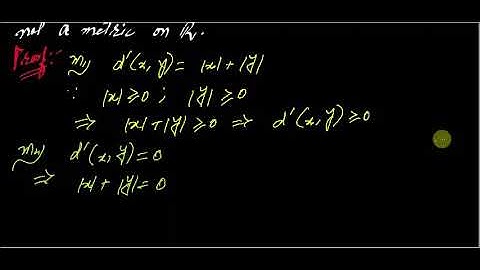 #MTH405 Lecture 26 Part 2 British Rail distance function