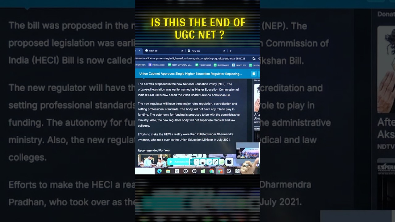 Is this the End of UGC NET ? 