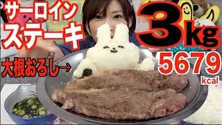 Kinoshita Yuka [OoGui Eater} STEAKS! and Daikon Oroshi Art