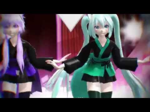 【 MMD 】- Freely Tomorrow 【TDA Kitsune Miku , Yukari , Rin , Gumi】