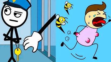 Help Me Tricky Story vs Thief Puzzle - All Levels Gameplay (Android,iOS) Part 8