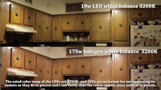 huid nationalisme kooi DarrenReviews: $8 IKEA LEDARE GU10 LED 3.8watt 110v light bulbs, compared  to halogen - YouTube