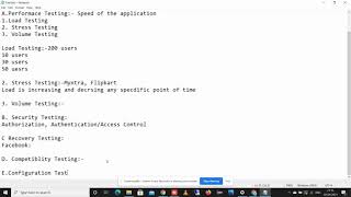 Non Functional Testing in Software Testing| Manual Testing | For Beginners
