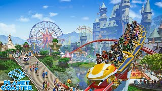 世界に一つだけのオリジナル遊園地を作れるゲーム Part1【 プラネットコースター 】 screenshot 4