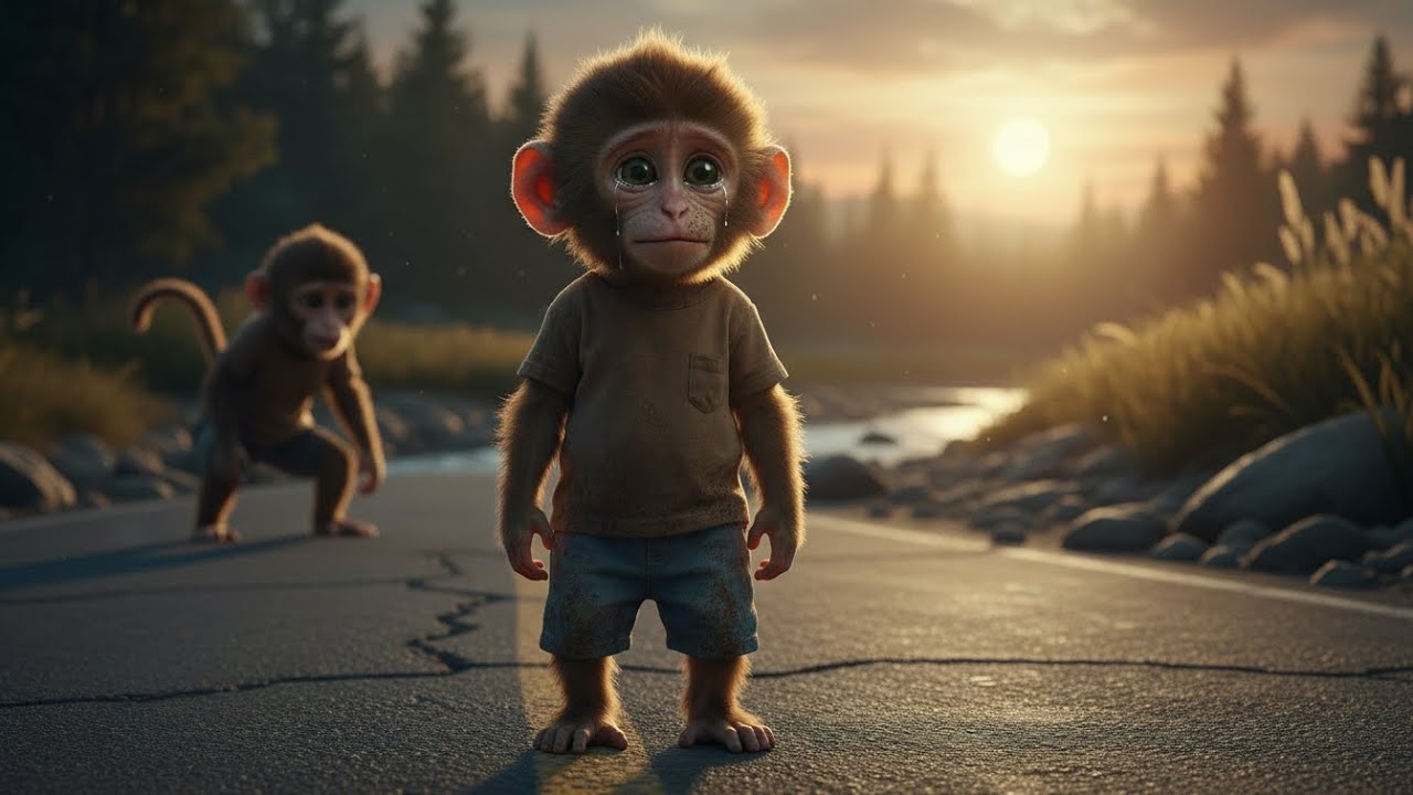 Lost Baby Monkey’s Life Journey Will Make You Cry 😢 | Emotional Story