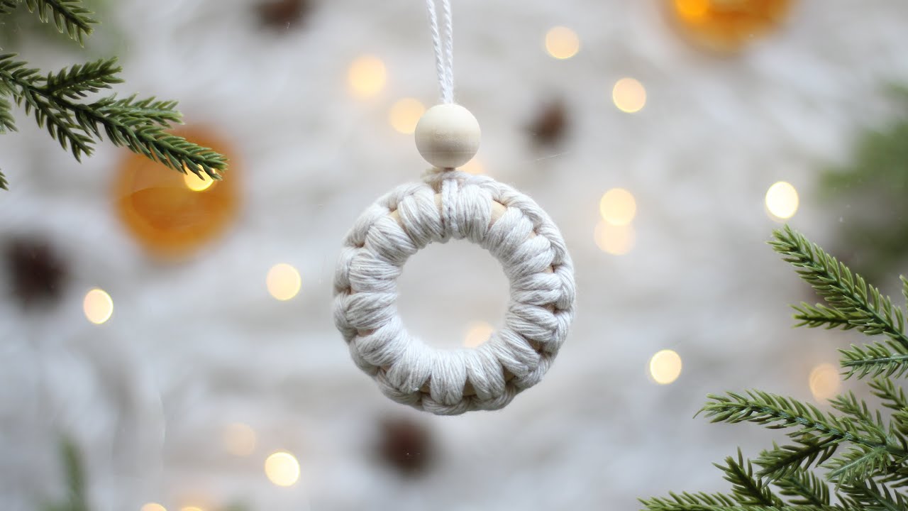 DIY Winter Ornament Macrame Kit for Beginners – Max and Herb