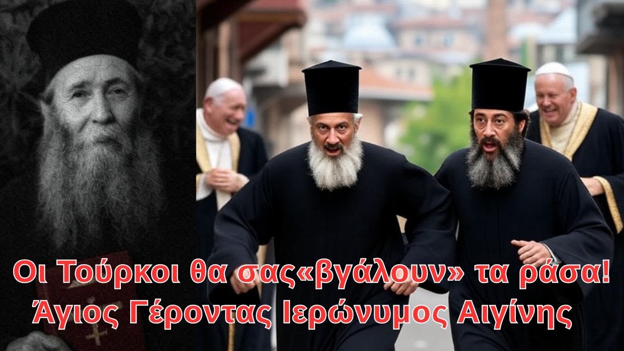 Οι Τούρκοι θα σας «βγάλουν» τα ράσα! Άγιος Γέροντας Ιερώνυμος Αιγίνης