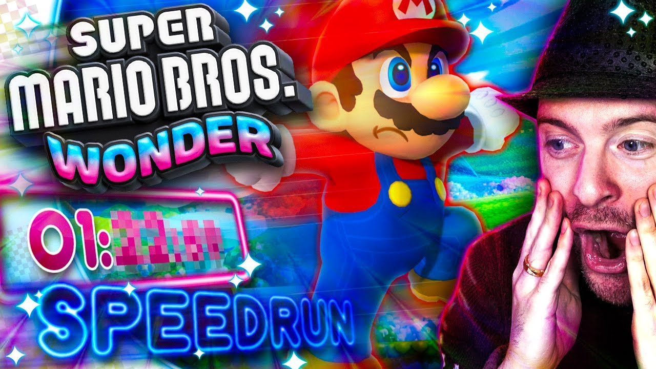 Super Mario Bros. Wonder SPEEDRUN Any% (World Record) | Domtendo Reaktion
