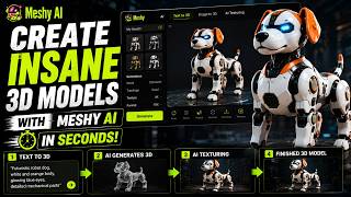 Create INSANE 3D Models with Meshy AI in Seconds