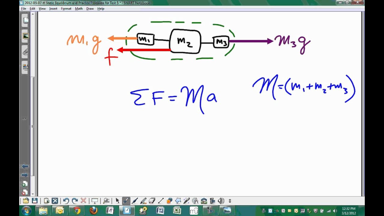 Problem 4 109 Three Block System on a Tabletop